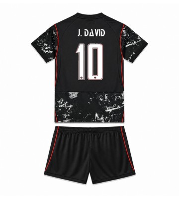 Kanada Jonathan David #10 Replika Bortatröja Barn VM 2026 Kortärmad (+ Korta byxor)